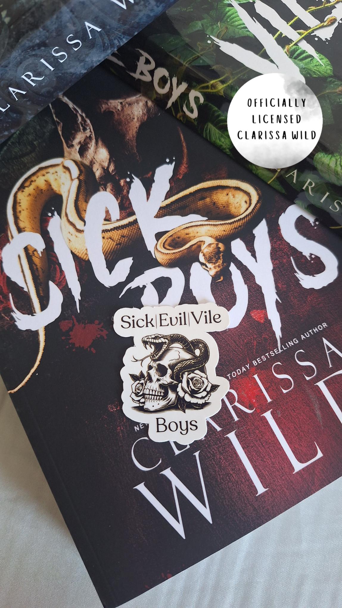 Sick/ Evil/ Vile Boys Sticker