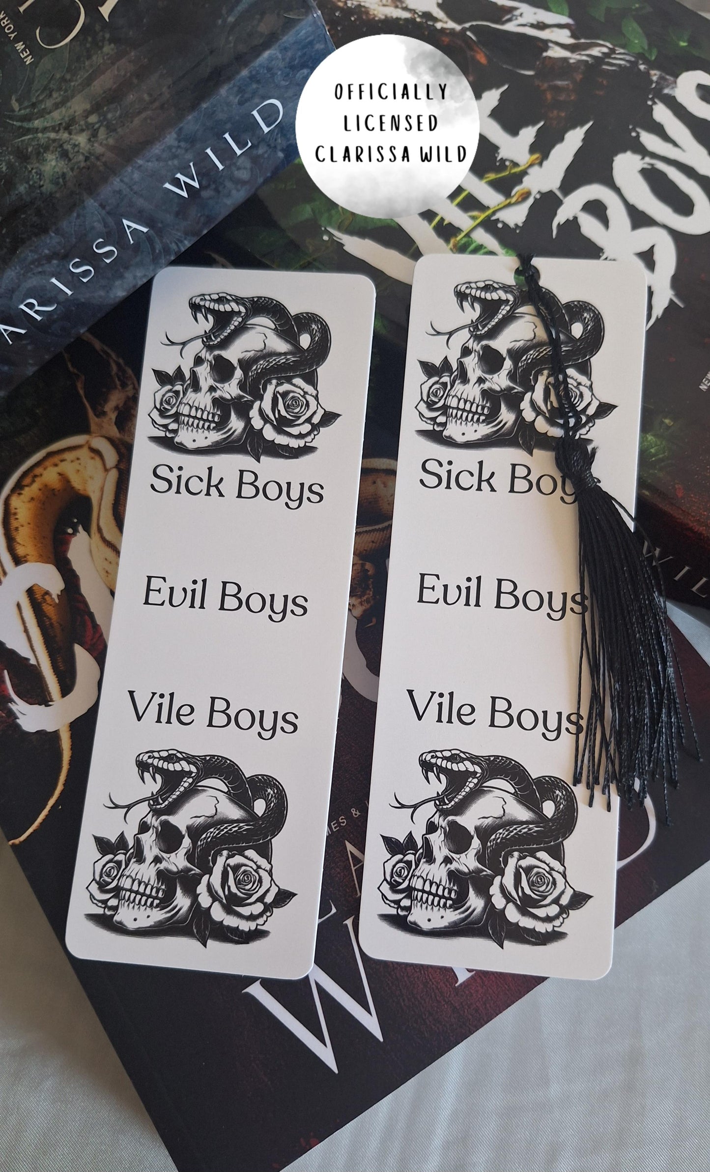 Sick/ Evil/ Vile Boys Bookmark