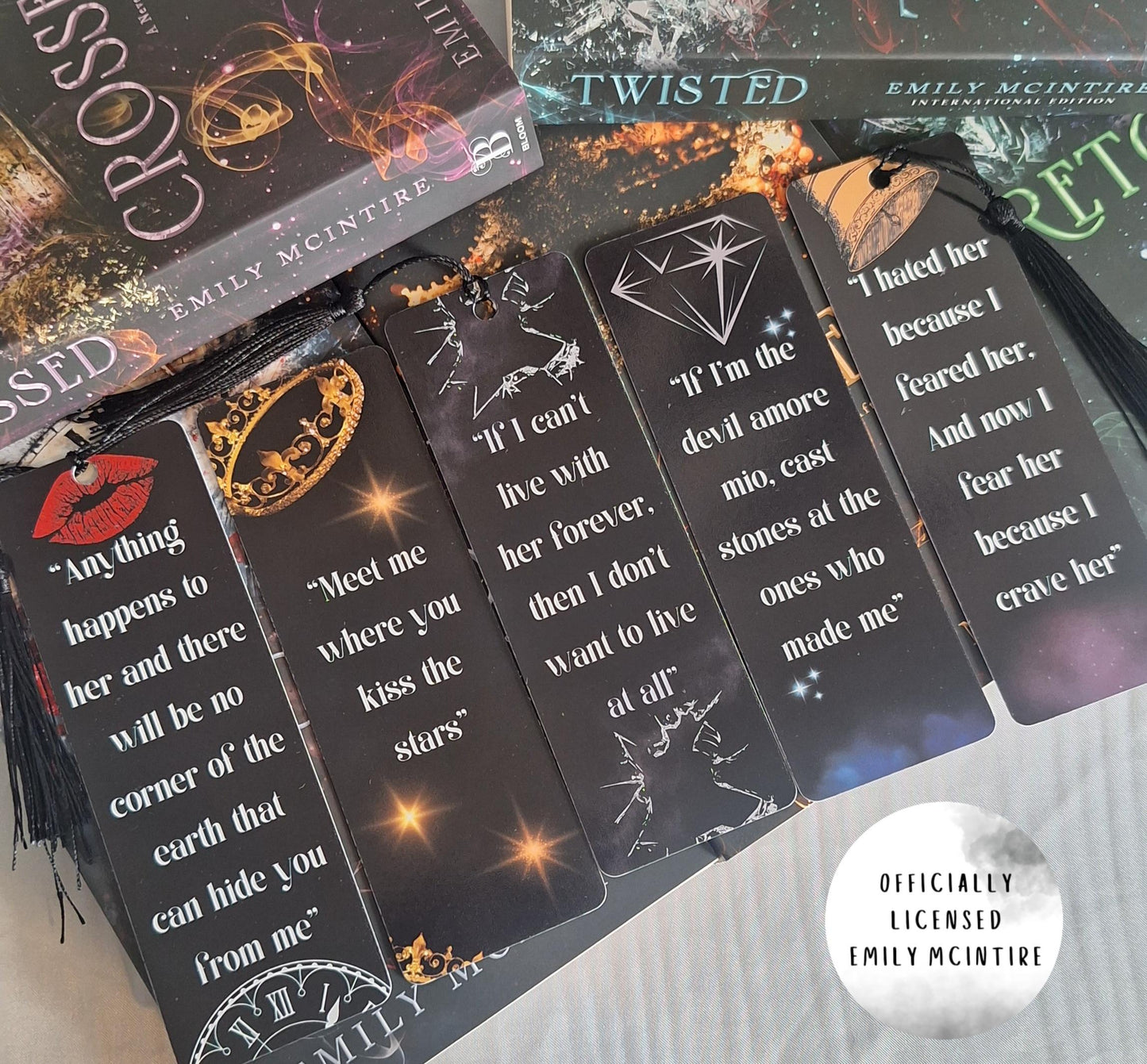 Never After Series Bookmarks