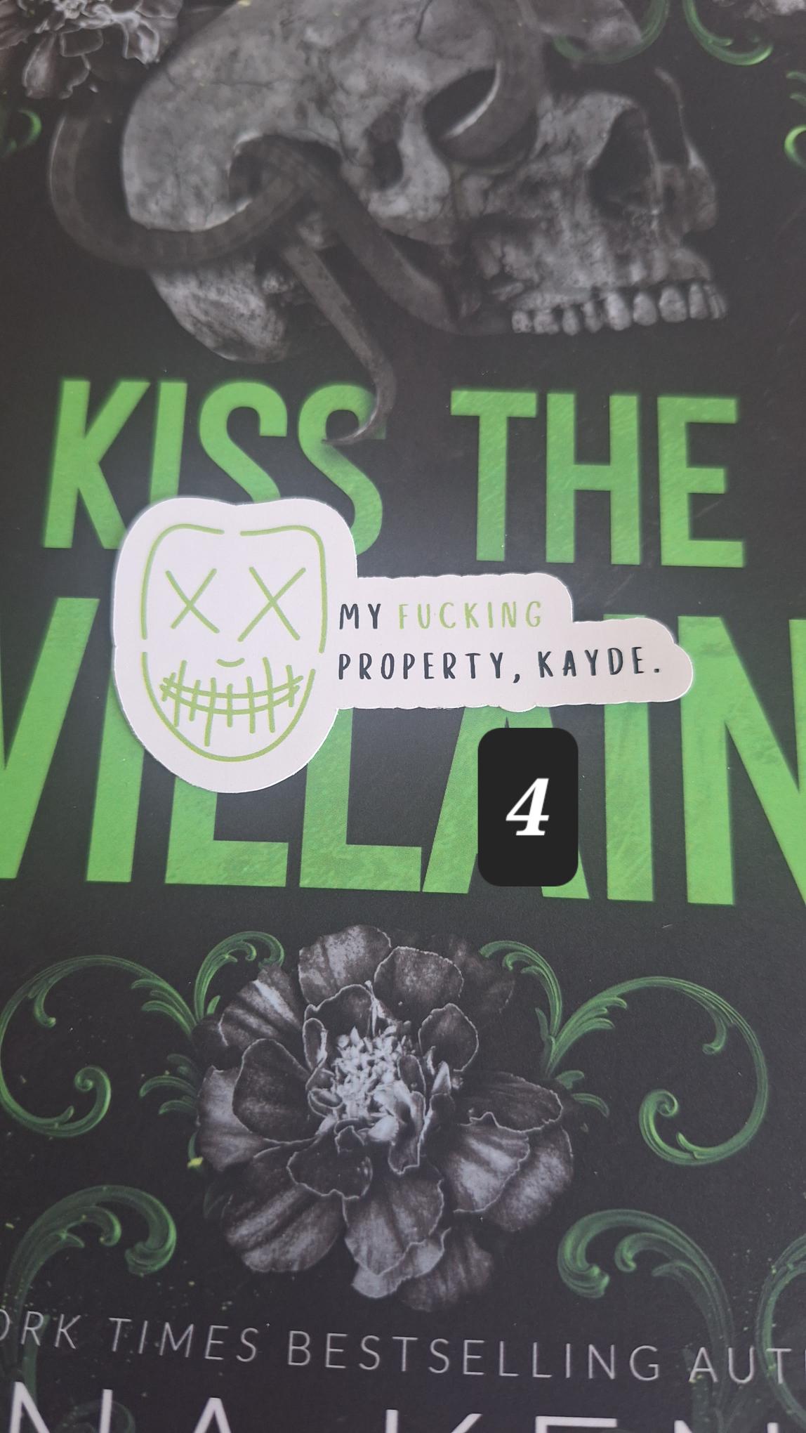 Kiss The Villain Stickers