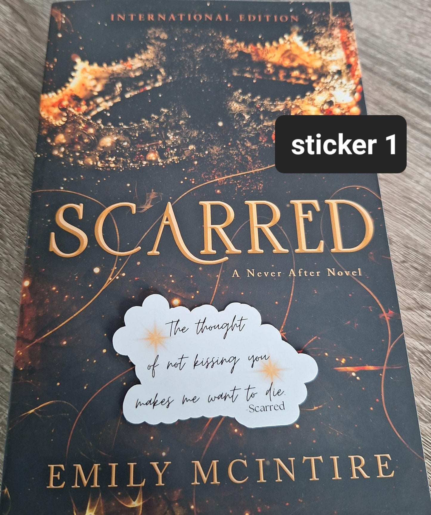 Never After Series - Scarred Stickers