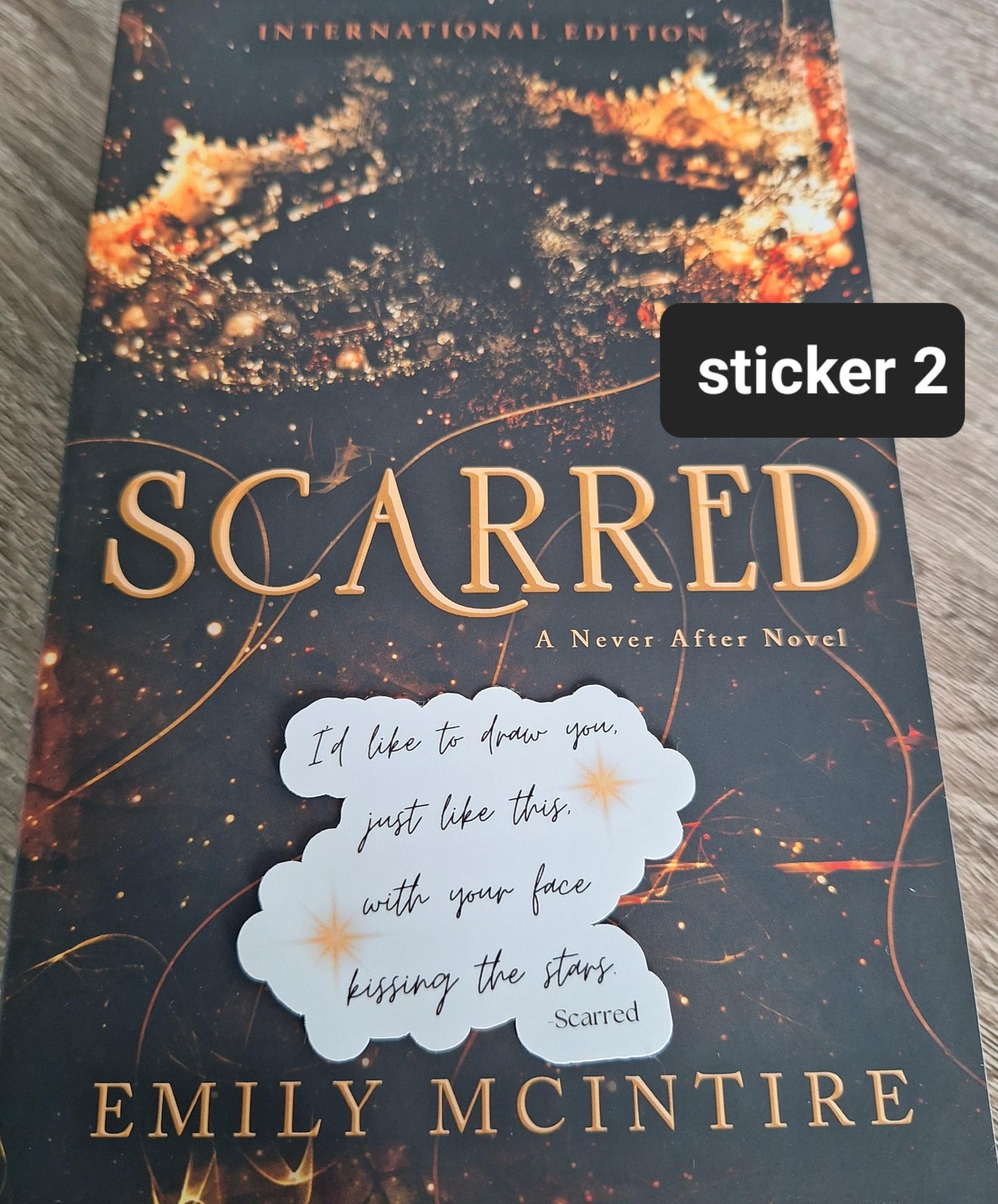 Never After Series - Scarred Stickers
