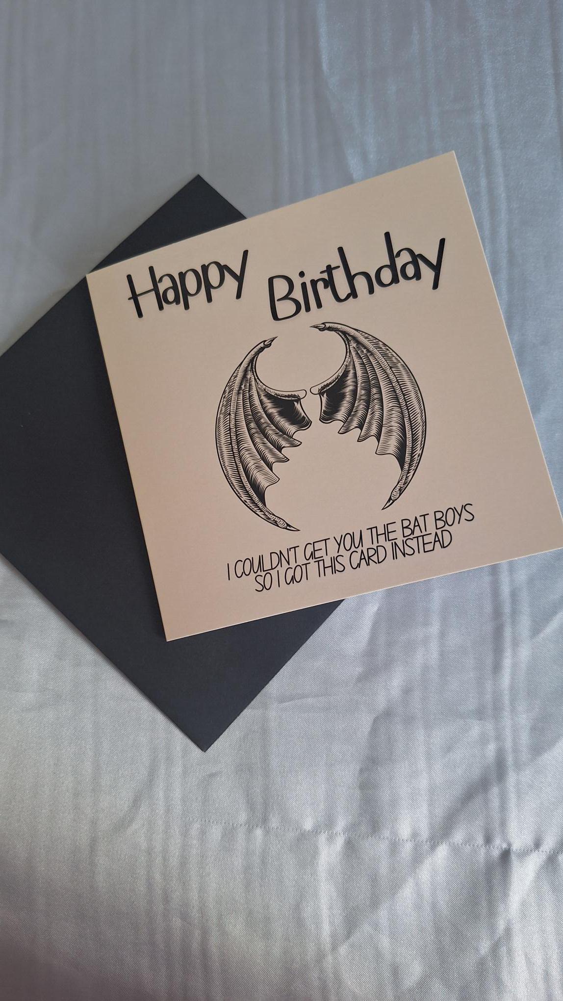 The Bat Boys Birthday Card - Clearance