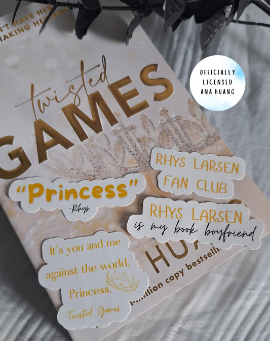 ANA HUANG™ Officially Licensed Merch/ Twisted Games Stickers