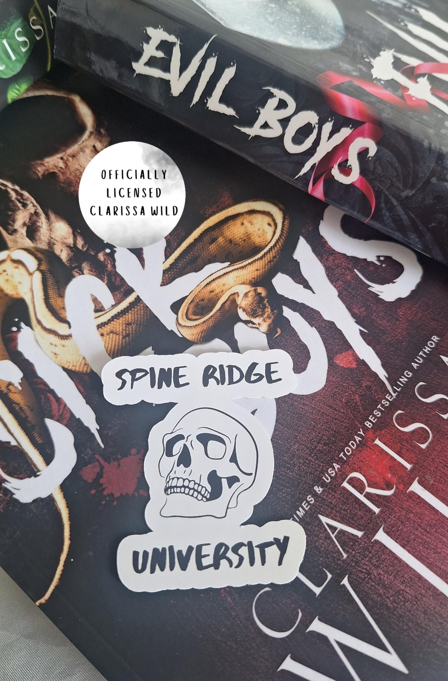 Spine Ridge University Sticker