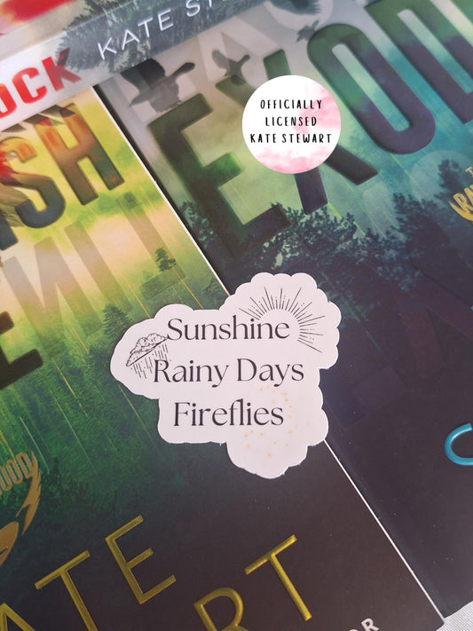 Sunshine Rainy Days Fireflies Sticker