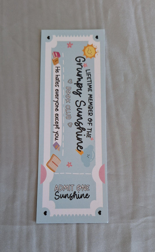 Grumpy Sunshine Bookmark
