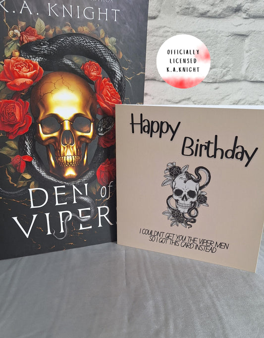 Den Of Vipers Birthday Card