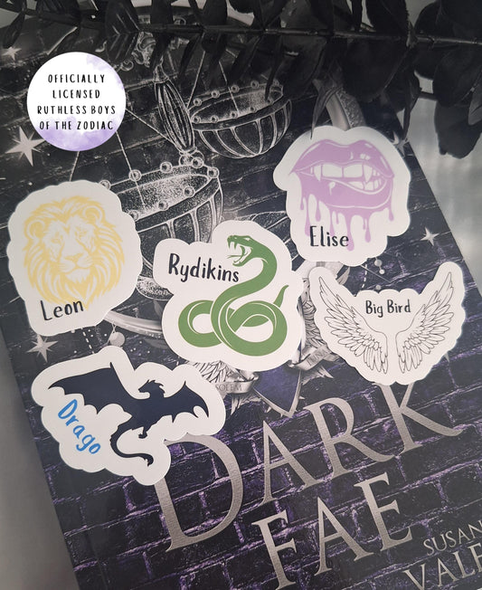 Ruthless Boys of the Zodiac Stickers