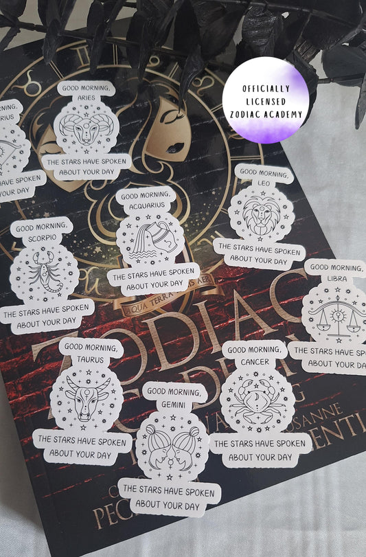 Zodiac Academy Stickers - Star Signs