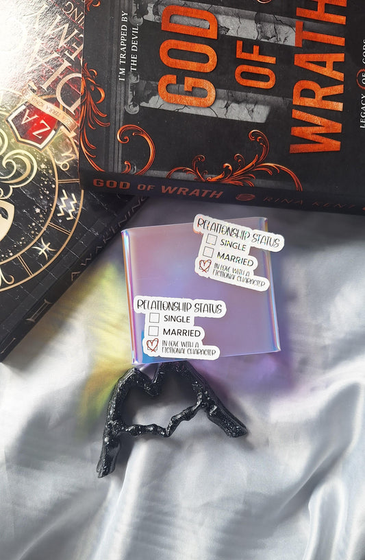 In Love With a Fictional Character Sticker