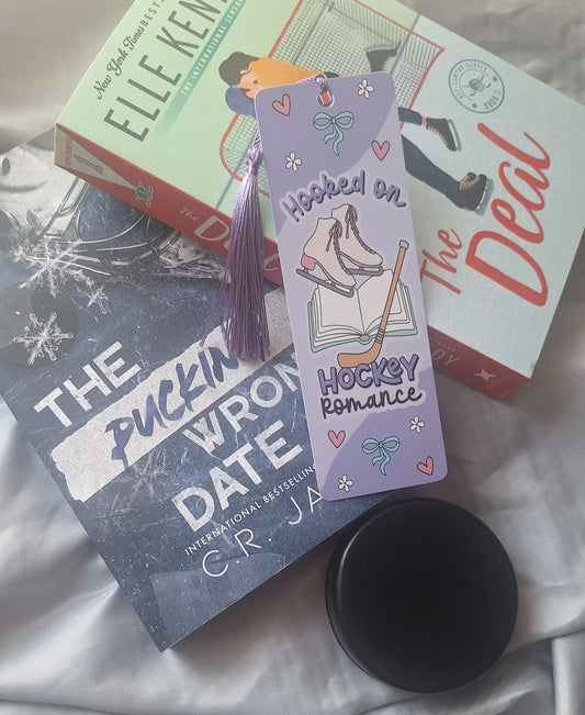 Hooked On Hockey Romance Bookmark