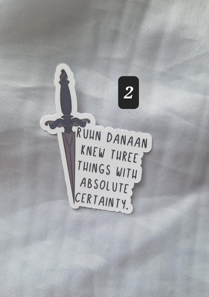 Ruhn Stickers