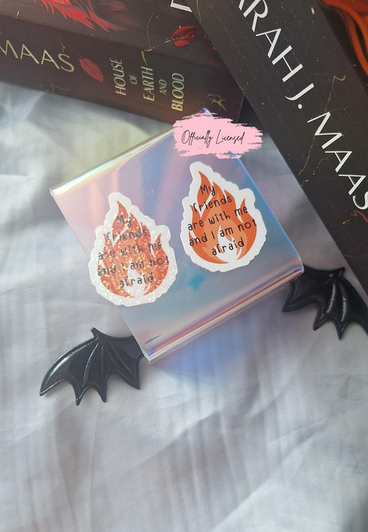 My Friends Are With Me Sticker