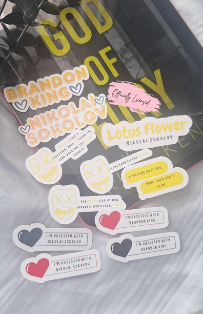 God Of Fury Stickers