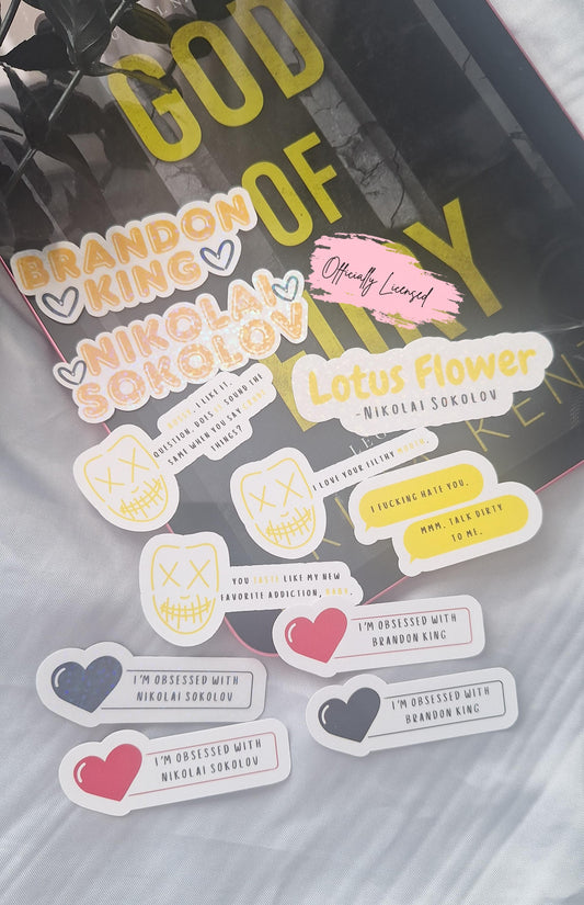 God Of Fury Stickers