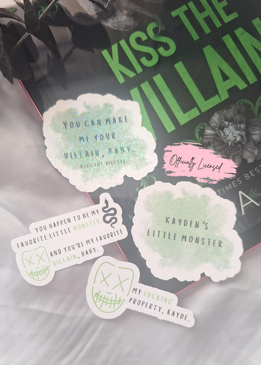 Kiss The Villain Stickers