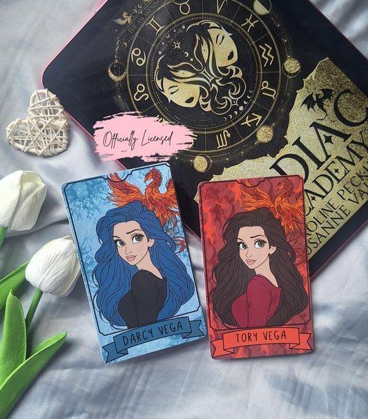 Darcy and Tory Vega Tarot Card Style Print