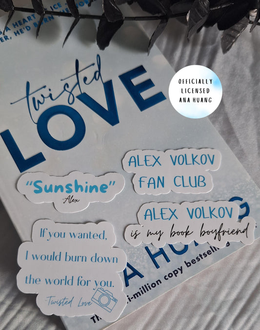 ANA HUANG™ Officially Licensed Merch/ Twisted Love Stickers