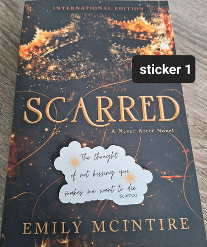 Never After Series - Scarred Stickers