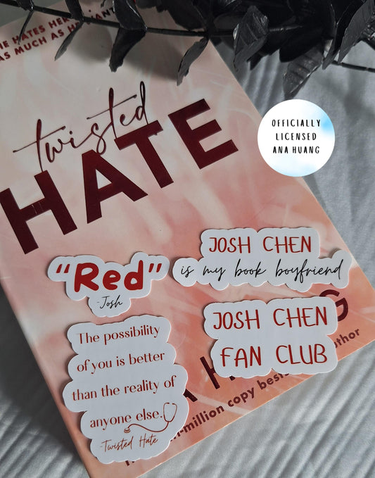 ANA HUANG™ Officially Licensed Merch/ Twisted Hate Stickers