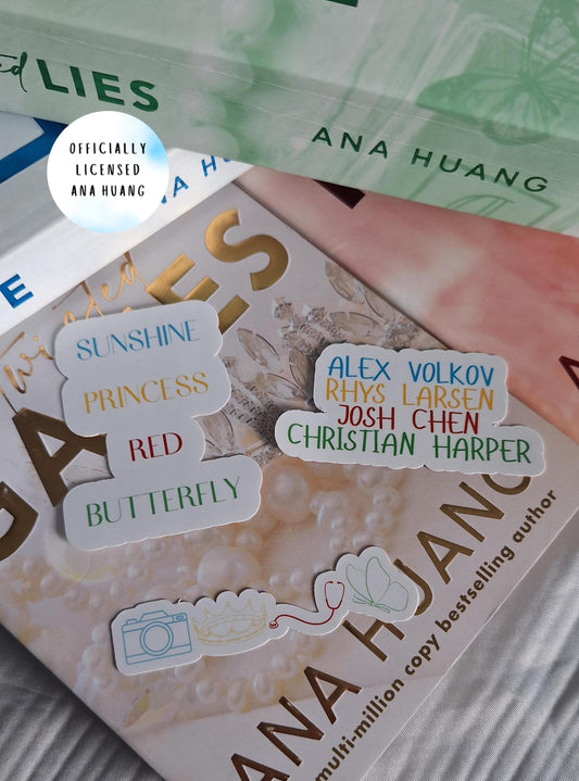 ANA HUANG™ Officially Licensed Merch/ Twisted Series Stickers
