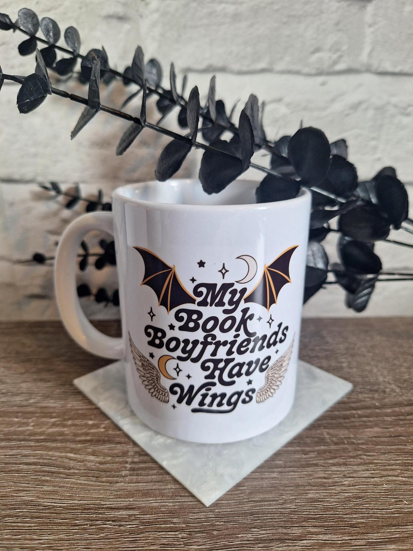 My Book Boyfriends Have Wings Mug