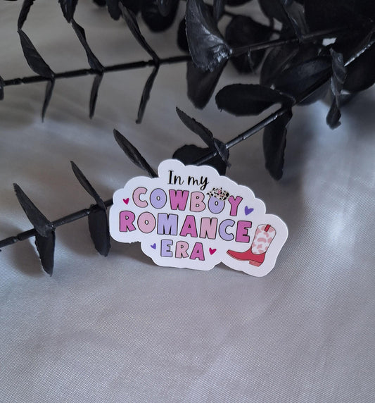 In My Cowboy Romance Era Sticker